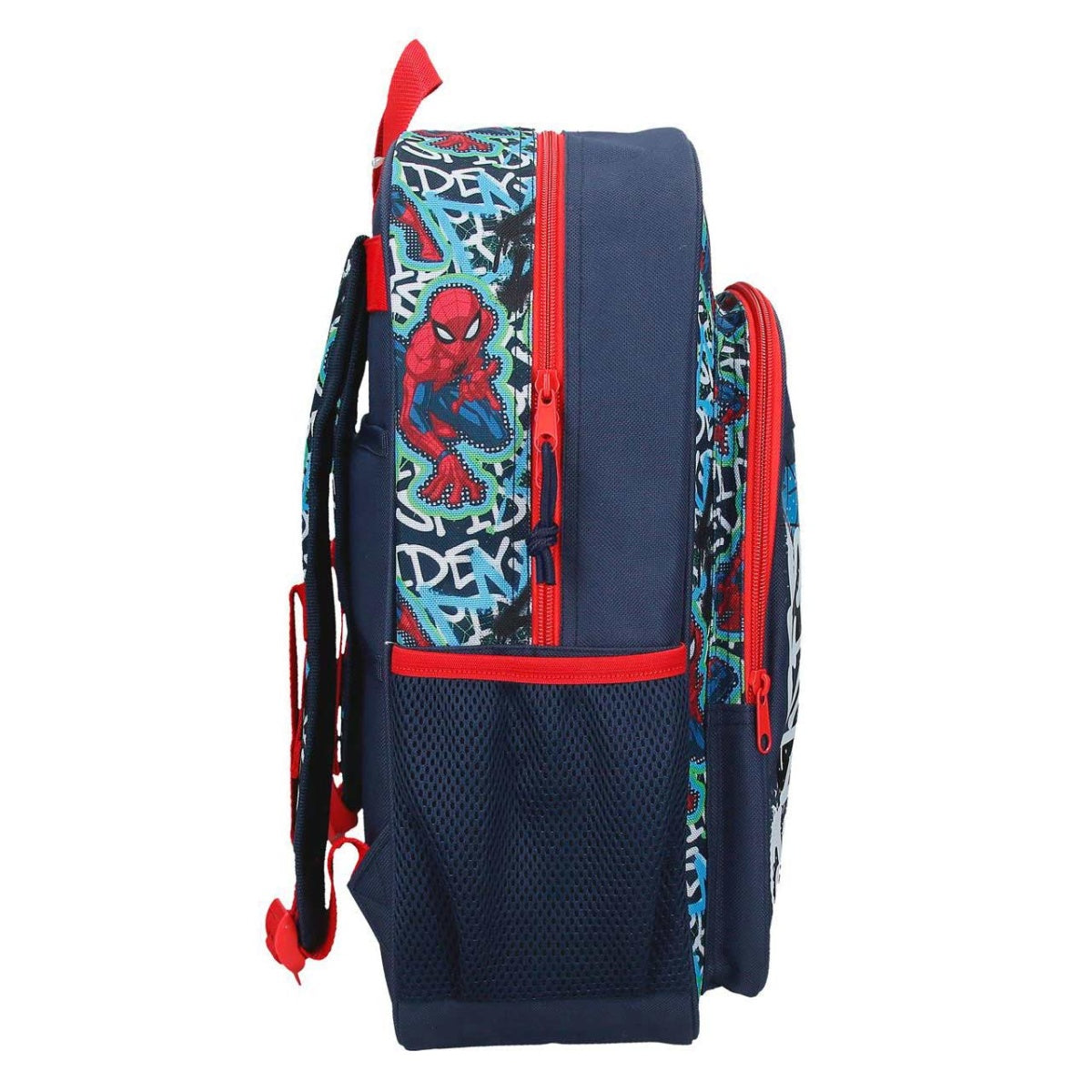 Mochila Escolar Marvel Graffiti of Spider-Man 16L | Adaptável a Trolley
