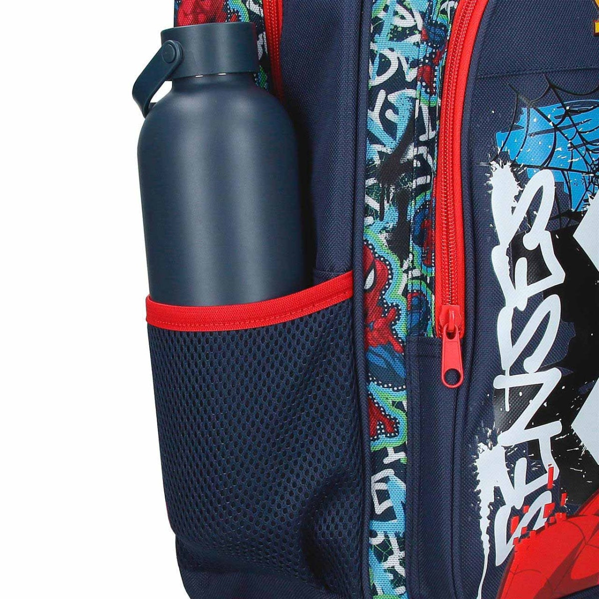 Mochila Escolar Marvel Graffiti of Spider-Man 16L | Adaptável a Trolley