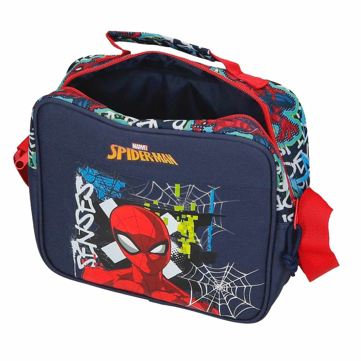 Lancheira Térmica Marvel Graffiti of Spider-Man | Adaptável a Trolley