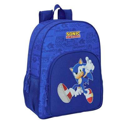 Mochila Escolar Sonic 19 Litros Adaptável a Trolley | Mochila Infantil para Escola