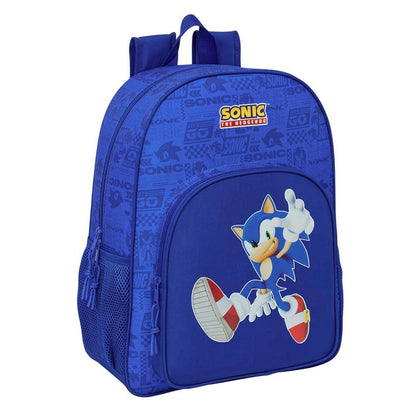 Mochila Escolar Sonic 19 Litros Adaptável a Trolley | Mochila Infantil para Escola