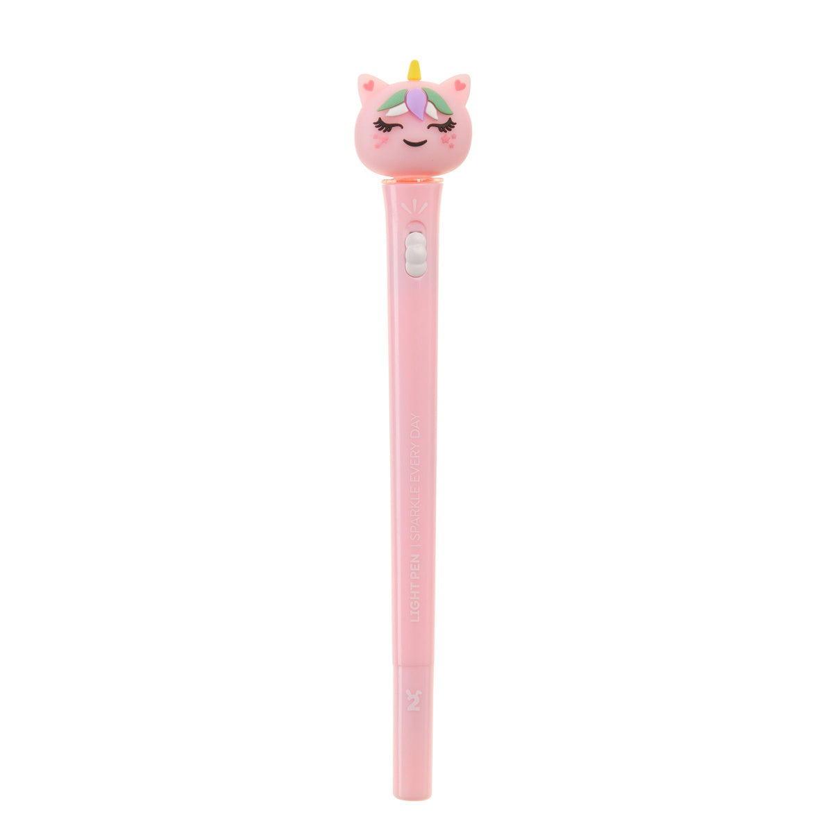 Esferográfica com Luz Unicórnio Rosa BACK2FUN
