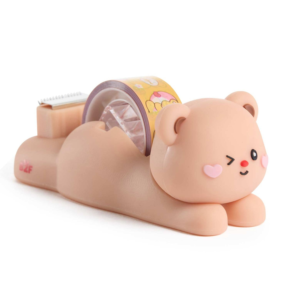 Desenrolador Tape It Easy + Fita Decorativa Washi Tape Urso BACK2FUN