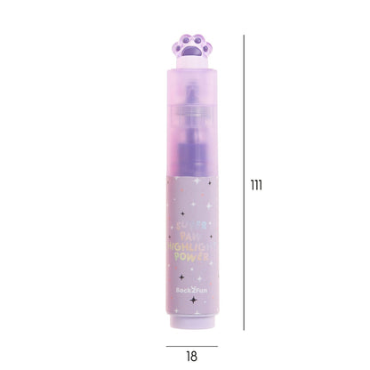 Conjunto 3 Sublinhadores Patita Cores Pastel BACK2FUN