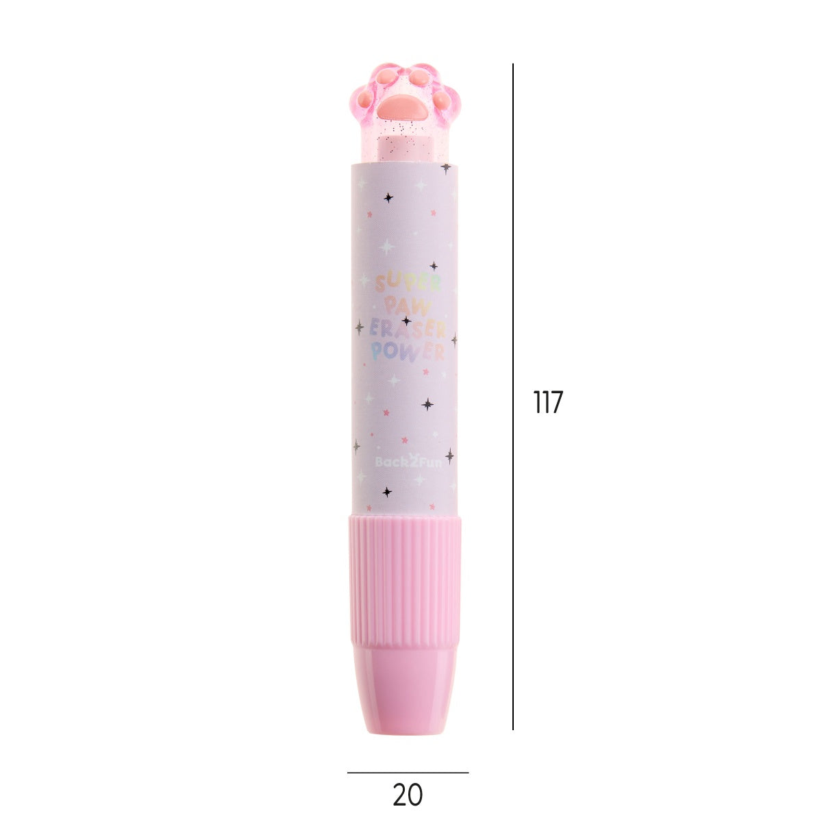 Borracha Stick Patita Rosa BACK2FUN