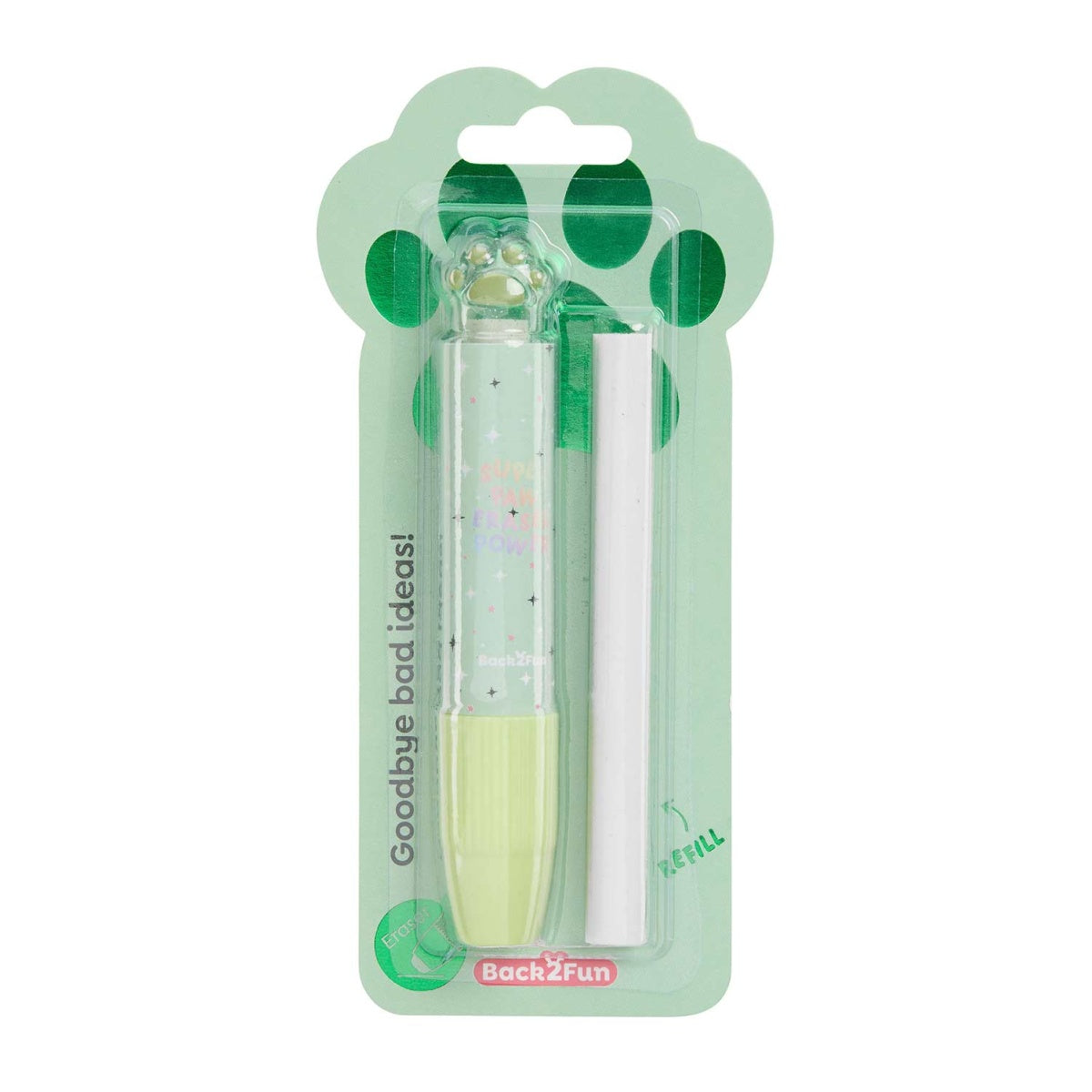 Borracha Stick Patita Verde BACK2FUN
