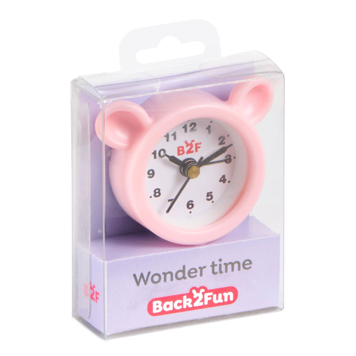 Relógio Despertador Digital  Wonder Time Urso Rosa BACK2FUN