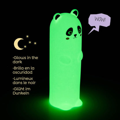 Estojo de Silicone Brilha no Escuro Panda BACK2FUN