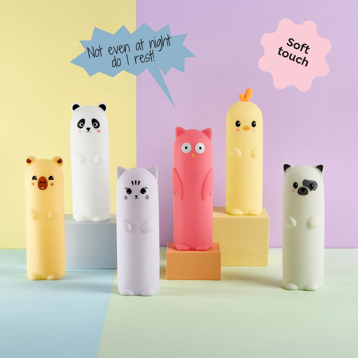 Estojo de Silicone Brilha no Escuro Mocho BACK2FUN