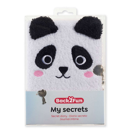 Diário Secreto de Peluche Panda BACK2FUN