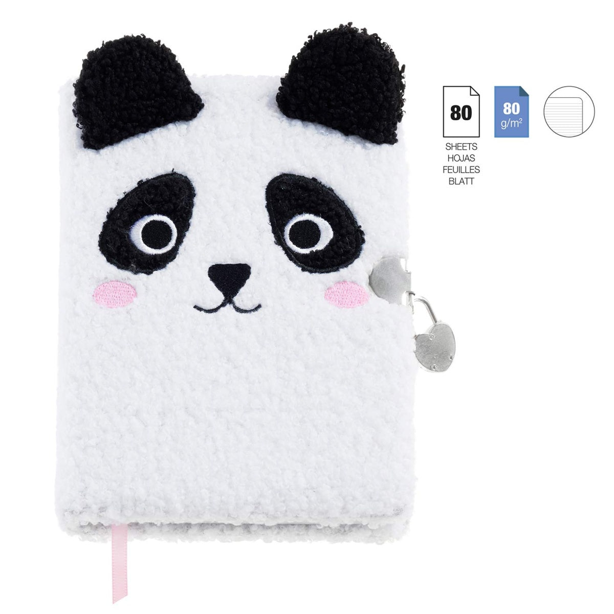 Diário Secreto de Peluche Panda BACK2FUN