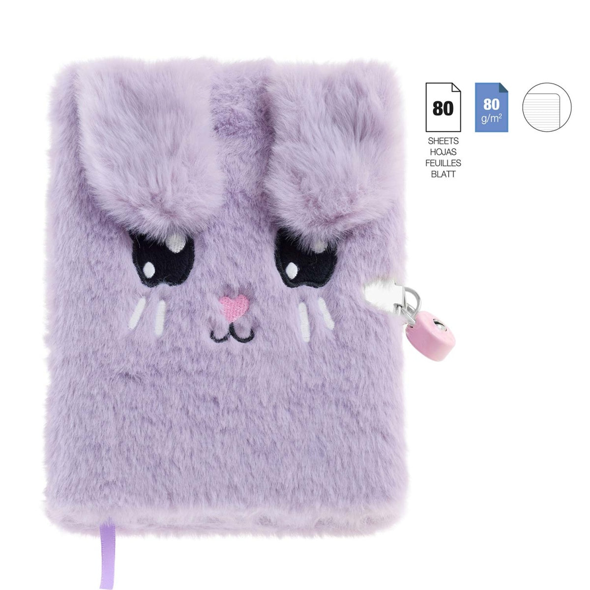Diário Secreto de Peluche Coelho BACK2FUN