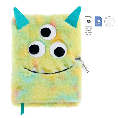 Diário Secreto de Peluche Monstro BACK2FUN