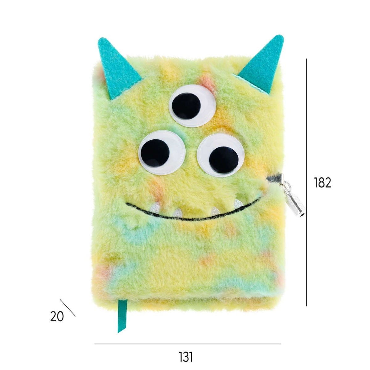 Diário Secreto de Peluche Monstro BACK2FUN