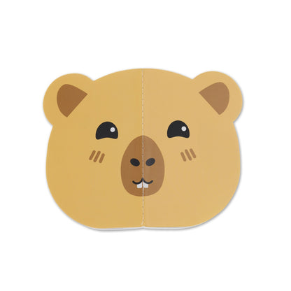 Conjunto 2 Cadernos Lisos Panda/Capivara BACK2FUN