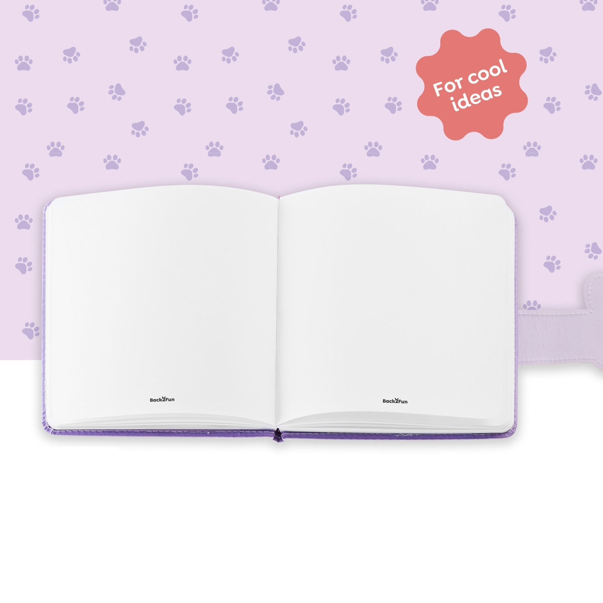Caderno Acolchoado Liso Gato BACK2FUN