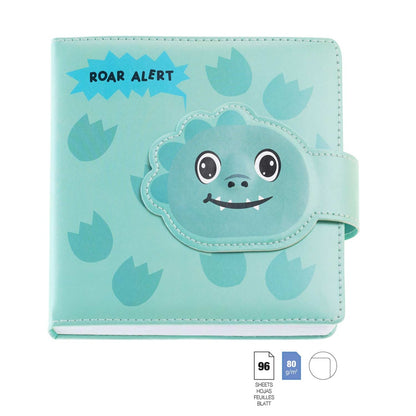 Caderno Acolchoado Liso Dino BACK2FUN