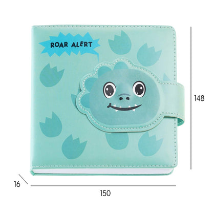 Caderno Acolchoado Liso Dino BACK2FUN
