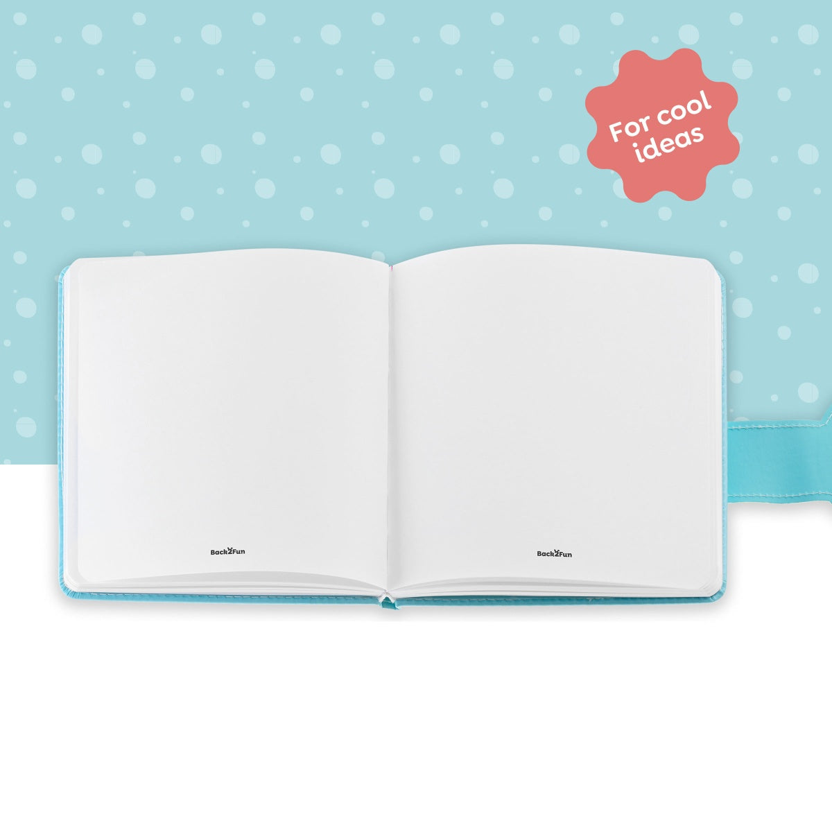 Caderno Acolchoado Liso Tubarão BACK2FUN