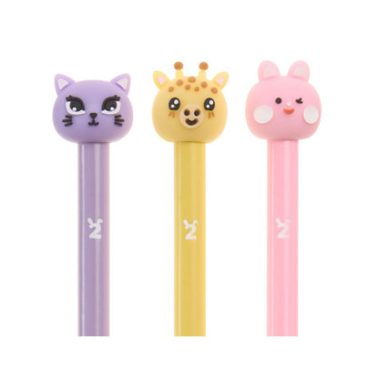 Conjunto de 3 Lápis de Grafite Wild Friends BACK2FUN