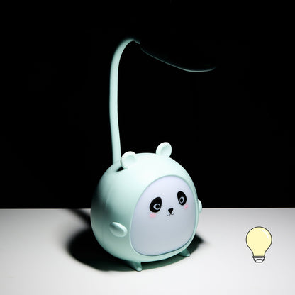 Candeeiro e Luz de Secretária LED BACK2FUN Panda Menta