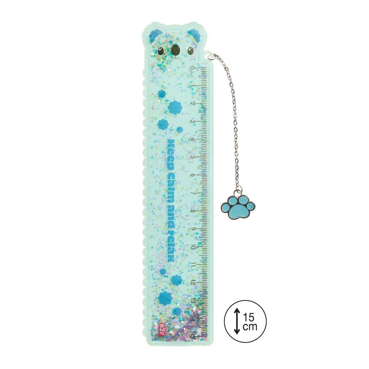 Régua BACK2FUN Glitter 15 cm Coala