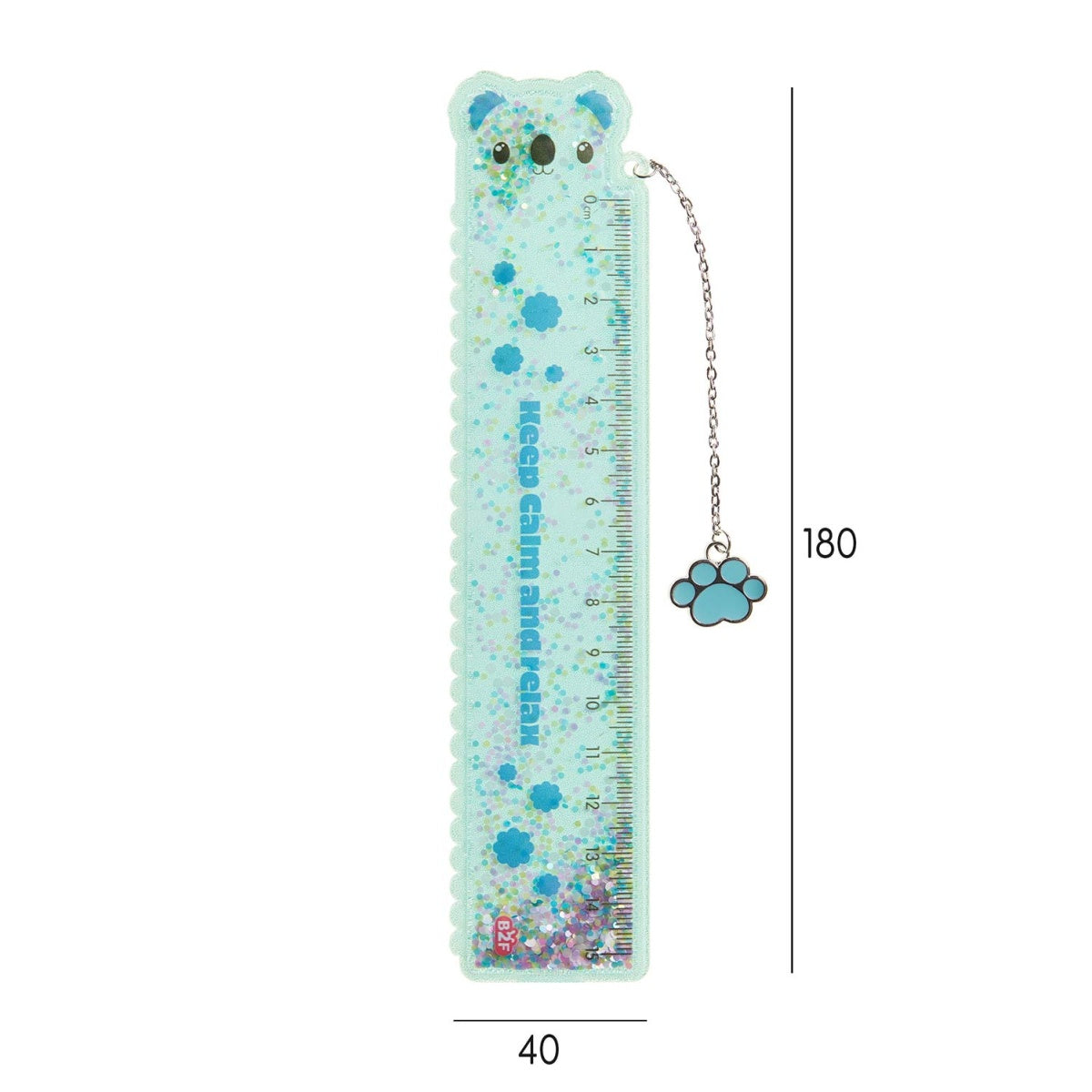 Régua BACK2FUN Glitter 15 cm Coala