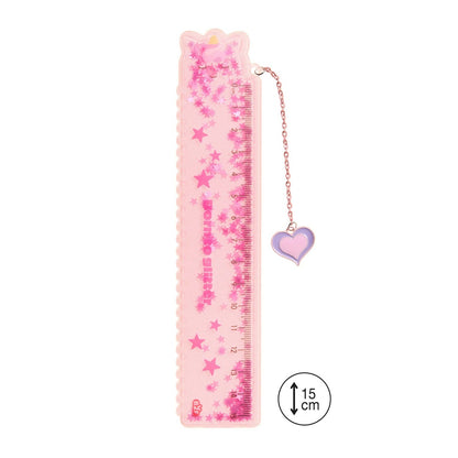 Régua BACK2FUN Glitter 15 cm Unicórnio