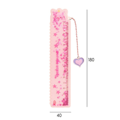 Régua BACK2FUN Glitter 15 cm Unicórnio