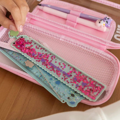 Régua BACK2FUN Glitter 15 cm Rã