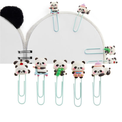 Conjunto de 5 Clips BACK2FUN Clip & Calm Panda