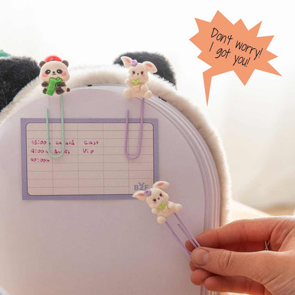 Conjunto de 5 Clips BACK2FUN Clip & Calm Panda