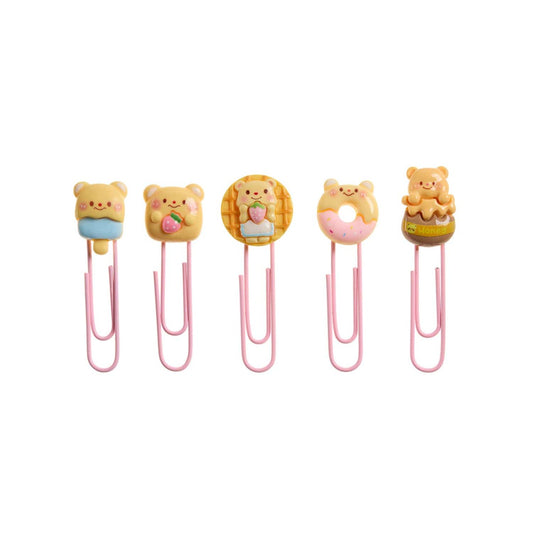 Conjunto de 5 Clips BACK2FUN Clip & Calm Urso