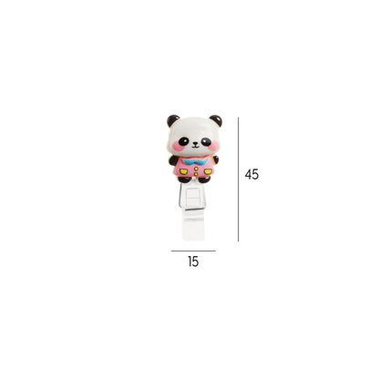 Conjunto 5 Mini Molas BACK2FUN Clip & Calm Panda