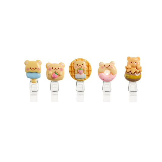 Conjunto 5 Mini Molas BACK2FUN Clip & Calm Urso