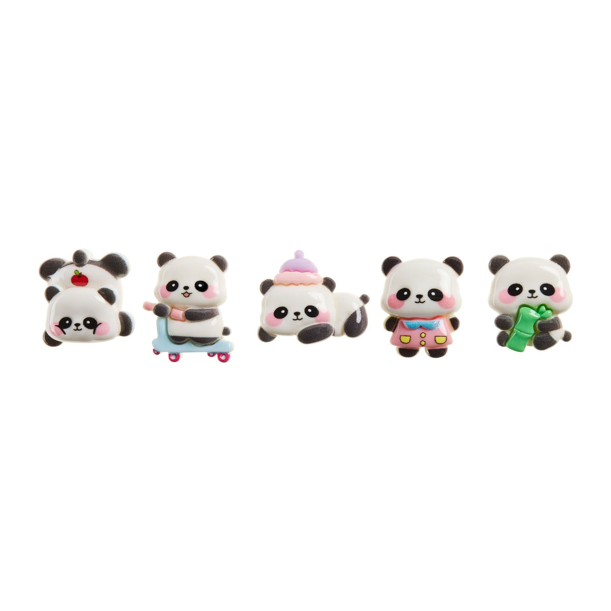 Conjunto 5 Pioneses BACK2FUN Clip & Calm Panda