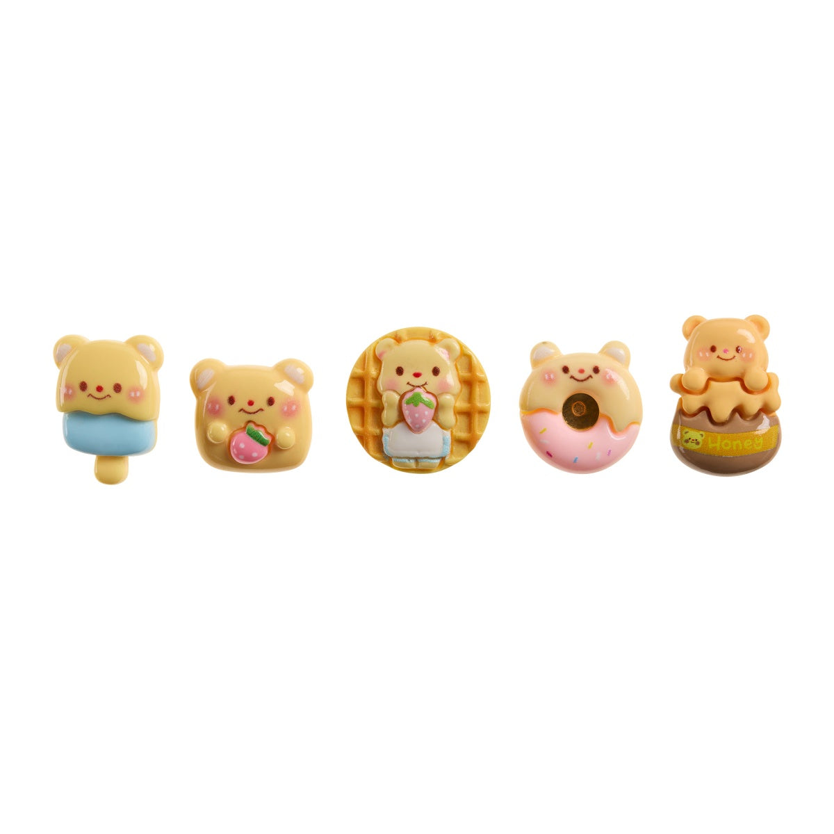 Conjunto 5 Pioneses BACK2FUN Clip & Calm Urso