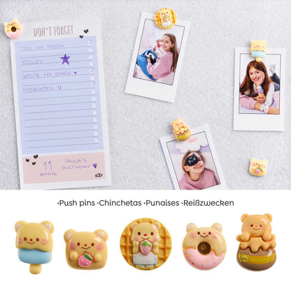 Conjunto 5 Pioneses BACK2FUN Clip & Calm Urso