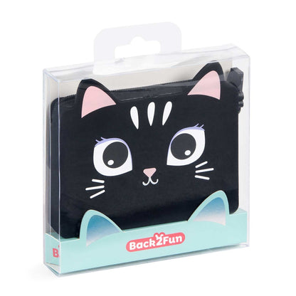 Porta-Moedas / Porta-Cartões Gato BACK2FUN