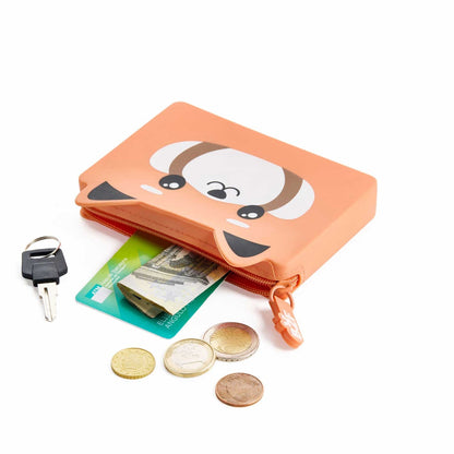 Porta-Moedas / Porta-Cartões Panda Vermelho BACK2FUN
