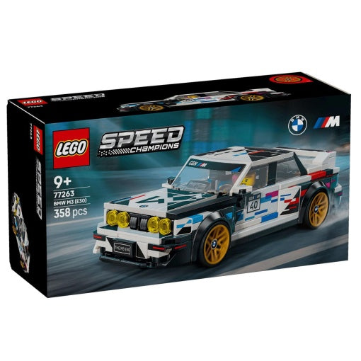 LEGO Speed Champions BMW M3 (E30) 77263 — fotografia oficial 1