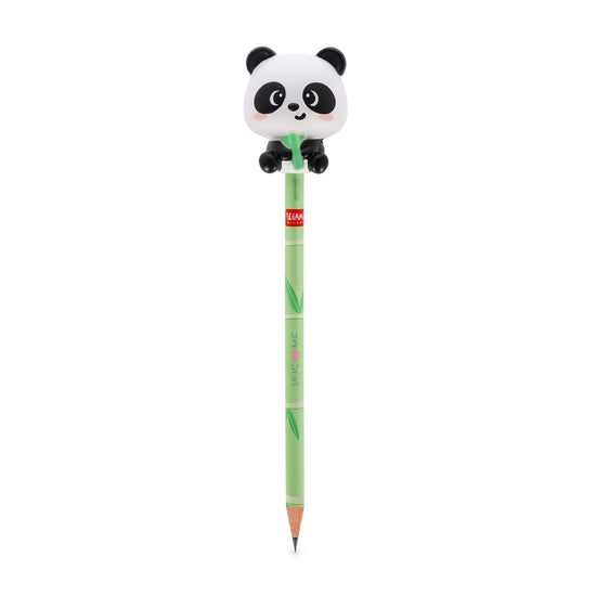 Lápis HB Squeezies Panda Legami | Lápis Escolar com Boneco Squishy para Escrita e Desenho