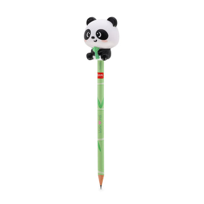 Lápis HB Squeezies Panda Legami | Lápis Escolar com Boneco Squishy para Escrita e Desenho