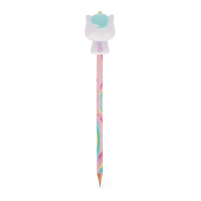 Lápis HB Squeezies Unicorn Legami | Lápis Escolar com Boneco Squishy para Escrita e Desenho