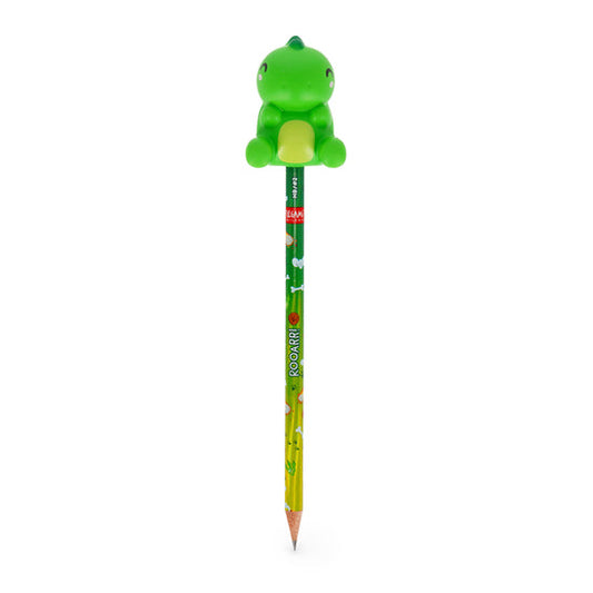 Lápis HB Squeezies Dino Legami | Lápis Escolar com Boneco Squishy para Escrita e Desenho
