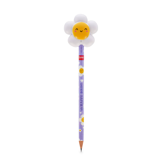 Lápis HB Squeezies Daisy Legami | Lápis Escolar com Boneco Squishy para Escrita e Desenho