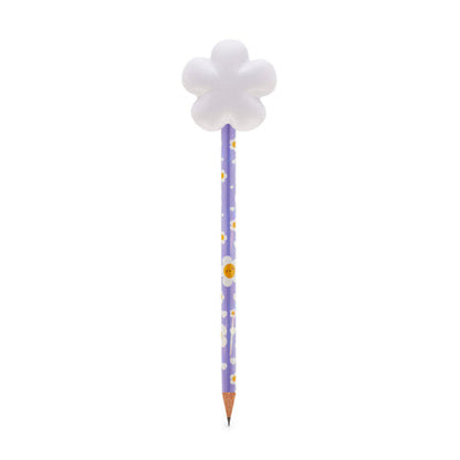 Lápis HB Squeezies Daisy Legami | Lápis Escolar com Boneco Squishy para Escrita e Desenho