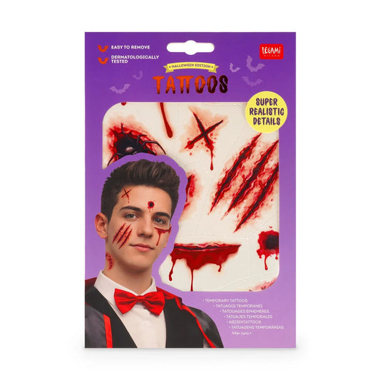Tatuagens Temporárias para Rosto e Corpo — Halloween — Legami