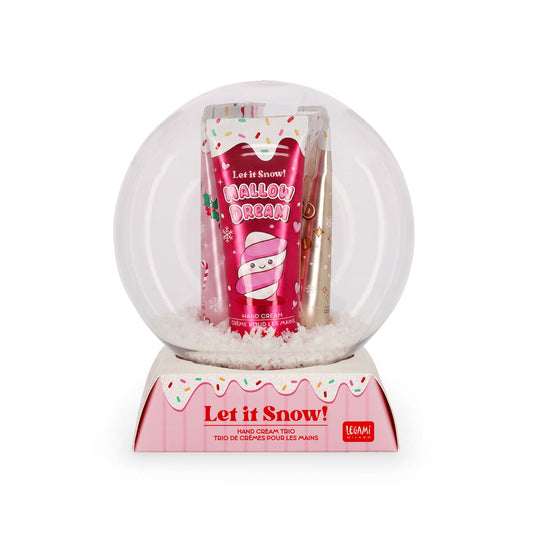 Legami Let It Snow! – Conjunto de 3 Cremes de Mãos Natalícios – Legami SGHC0001, fotografia oficial 1