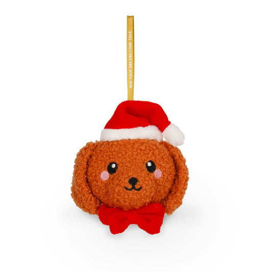 Legami Ho-Ho-Hornaments – Enfeite de Natal Peluche Cão – Legami SSD0011, fotografia oficial 1